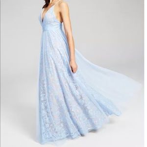 Beautiful baby blue prom dress